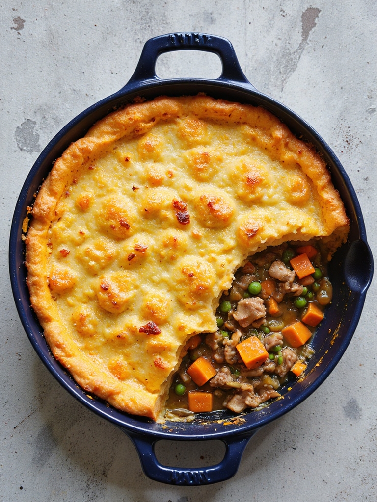 hearty turkey sweet potato pie