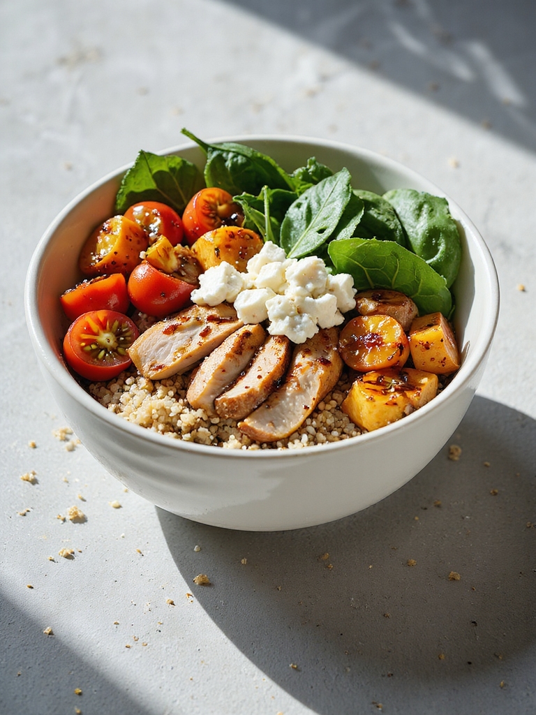 hearty turkey vegetable bowl