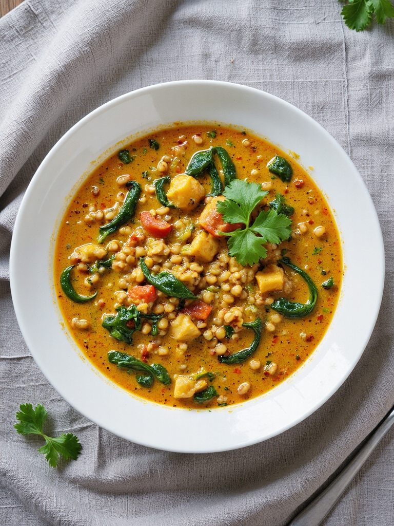 hearty vegan lentil curry