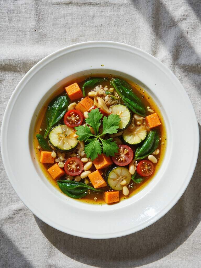 hearty vegetable crockpot soup