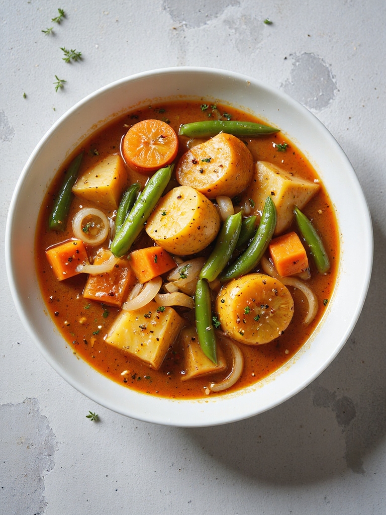 hearty vegetable crockpot stew