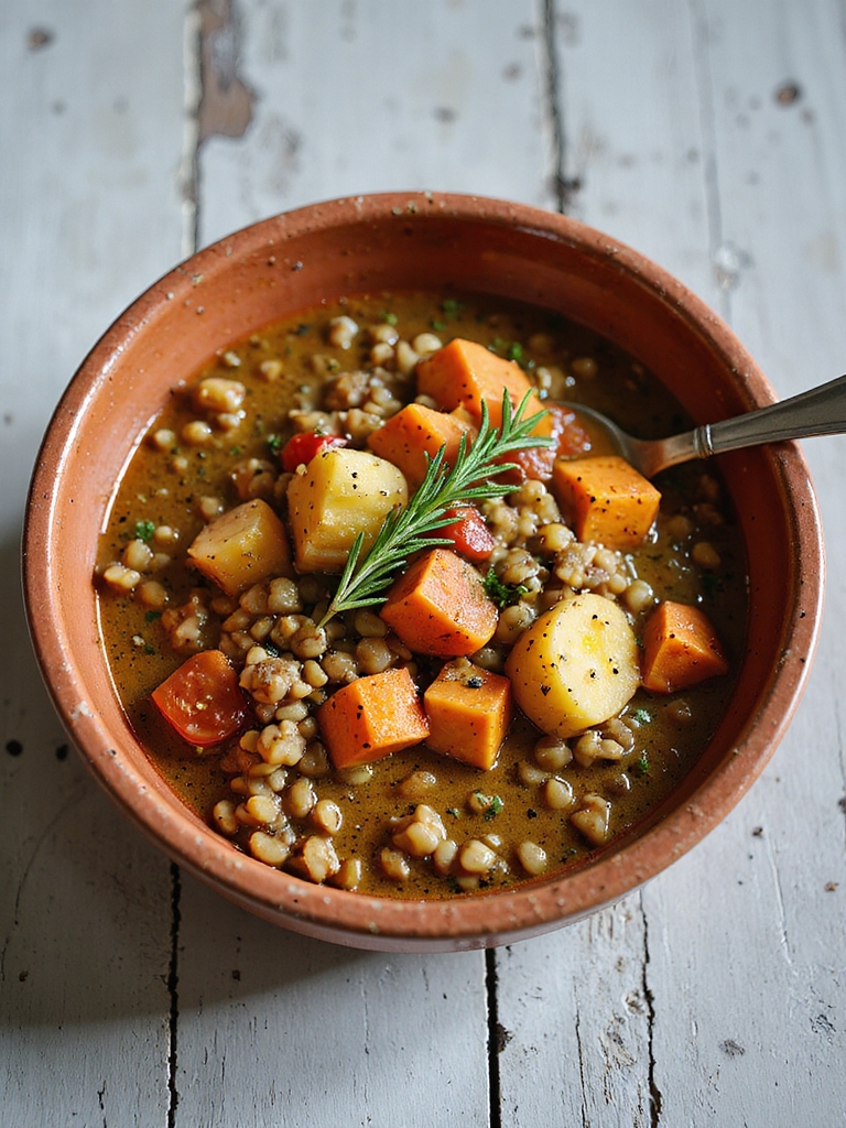 hearty vegetable lentil stew