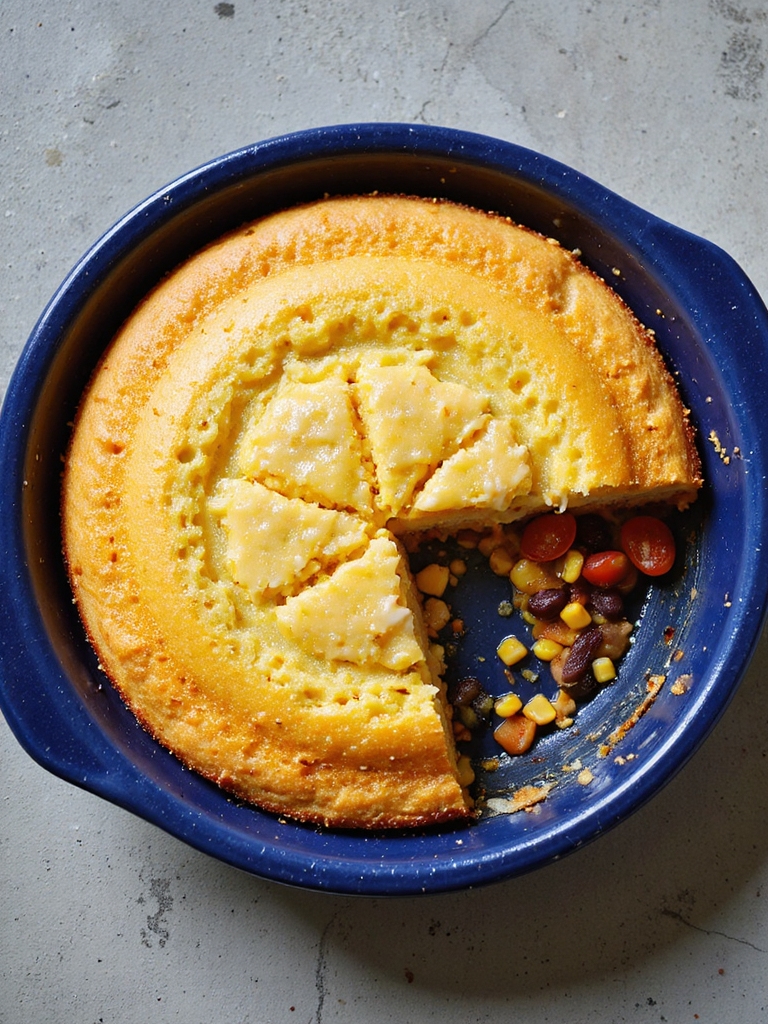 hearty vegetarian tamale pie