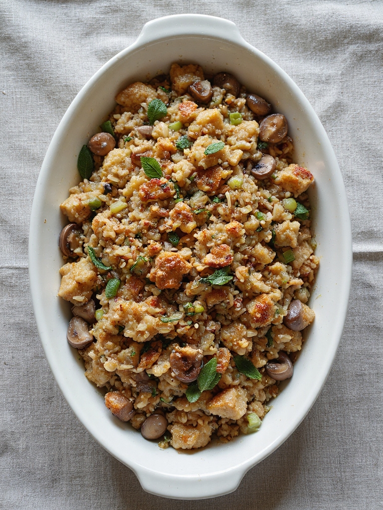 hearty wild rice stuffing recipe
