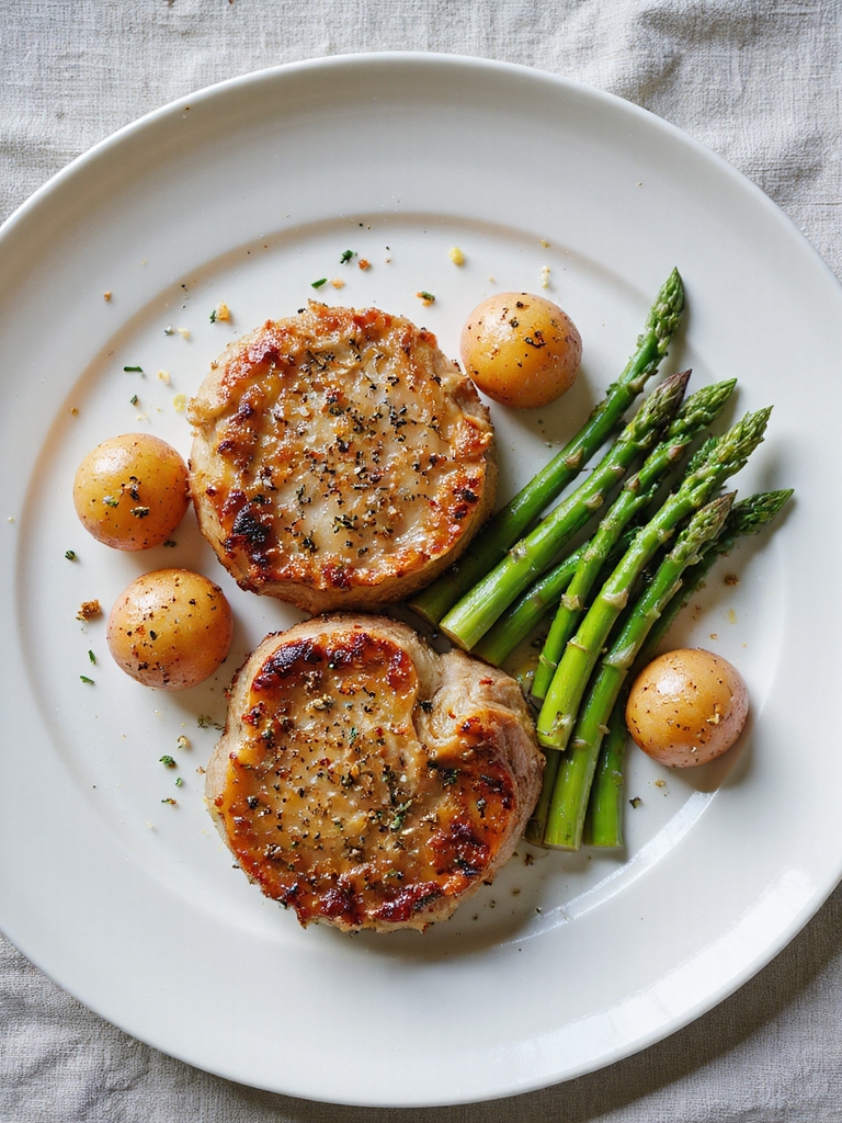 herb crusted pork chops recipe