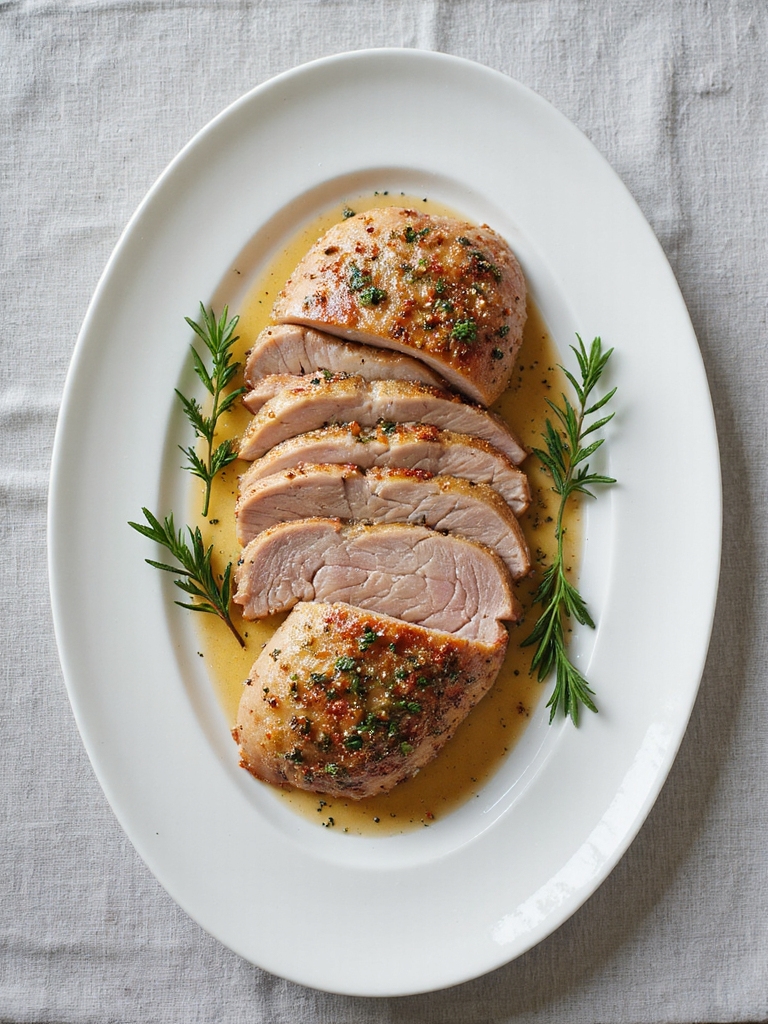 herb crusted pork loin recipe