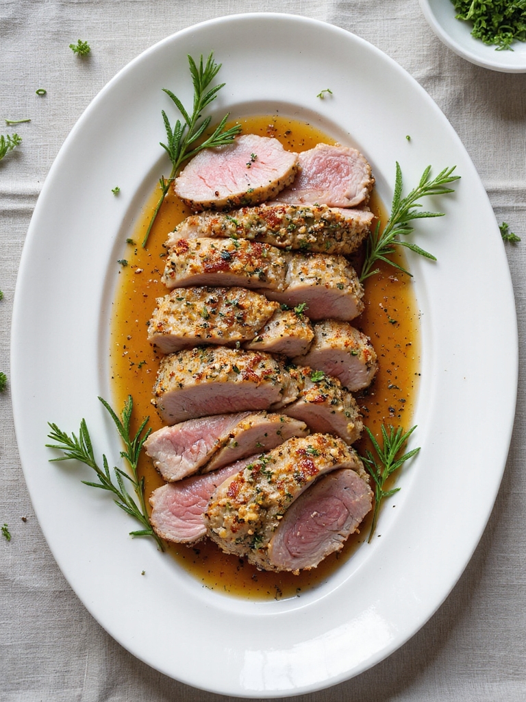 herb crusted pork tenderloin recipe