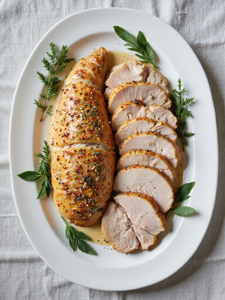 herb infused slow cooked turkey