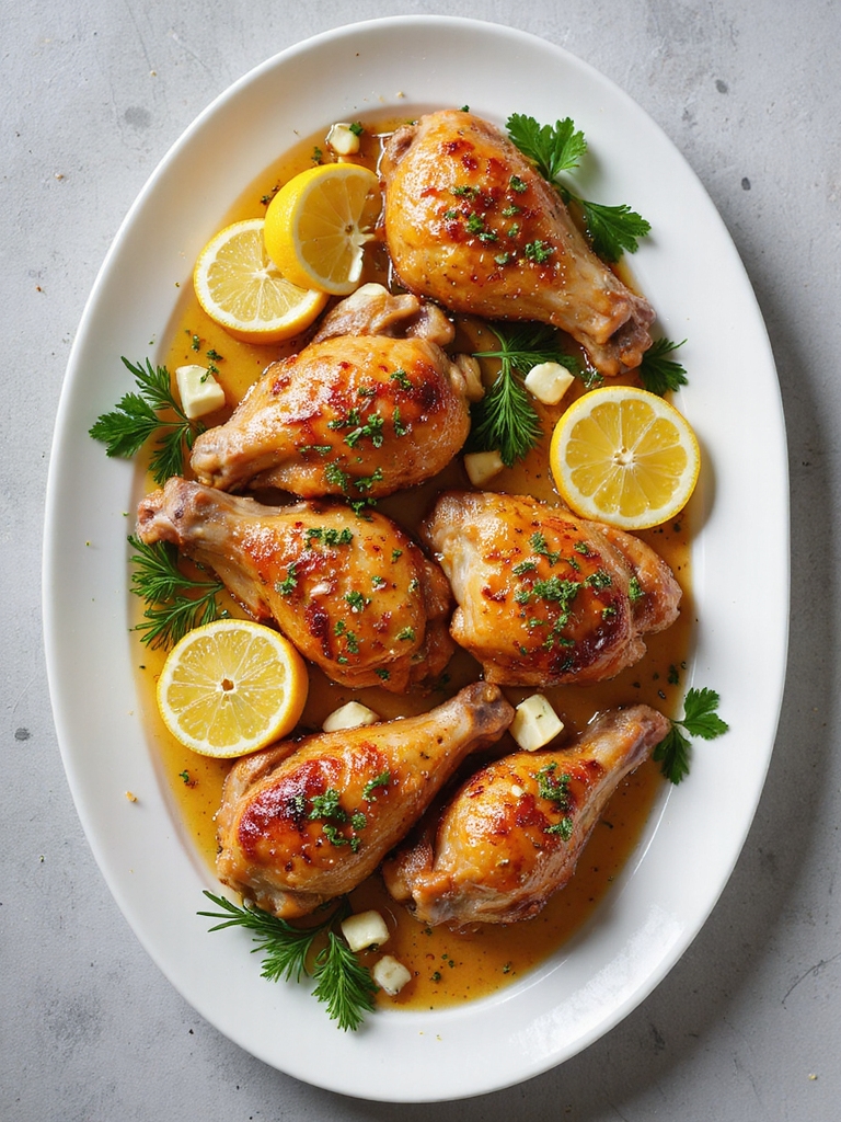 herbed garlic turkey wings