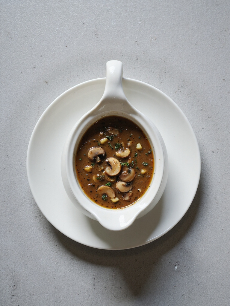 homemade creamy mushroom sauce