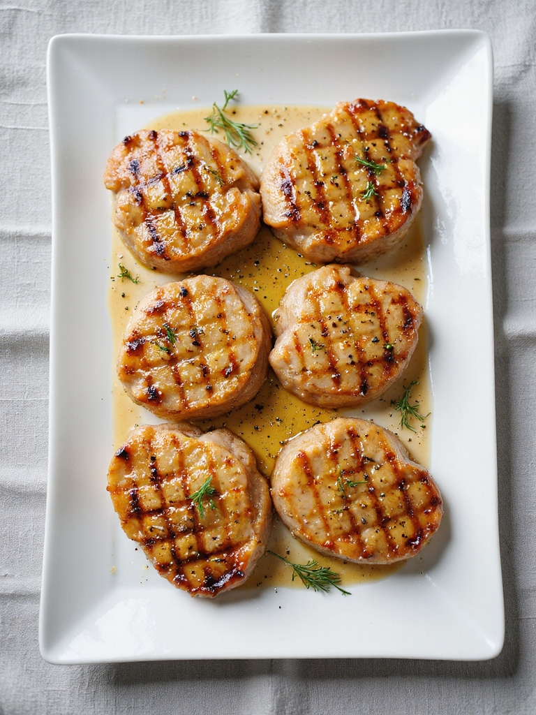 honey mustard glazed pork