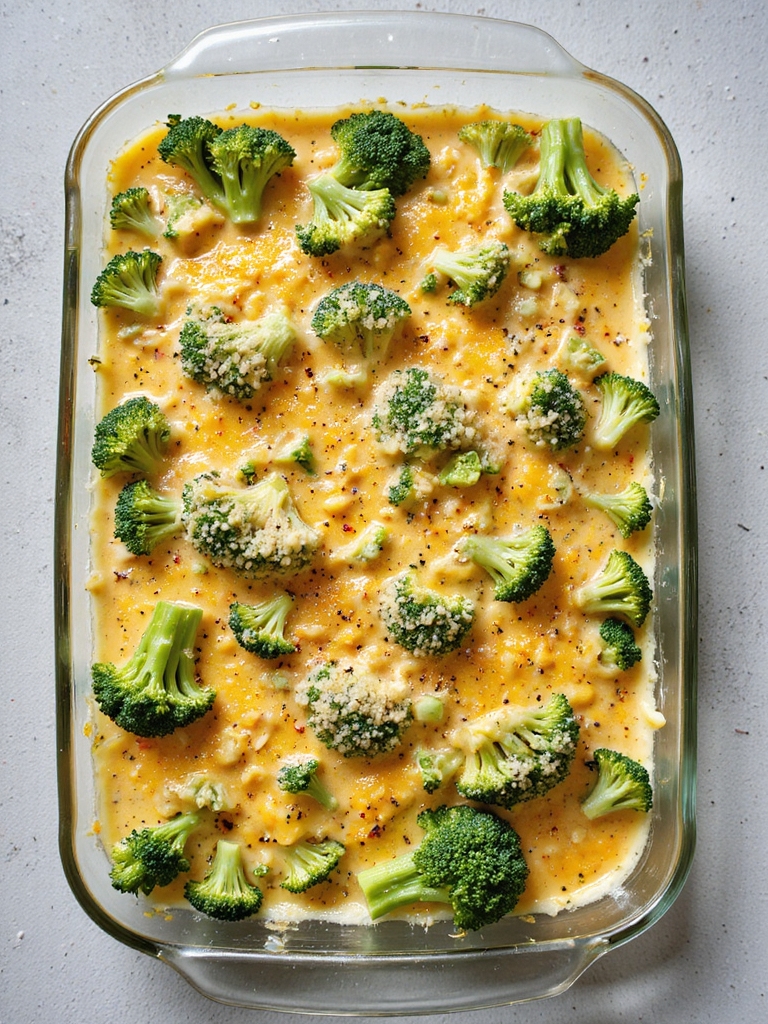 keto broccoli cheese casserole