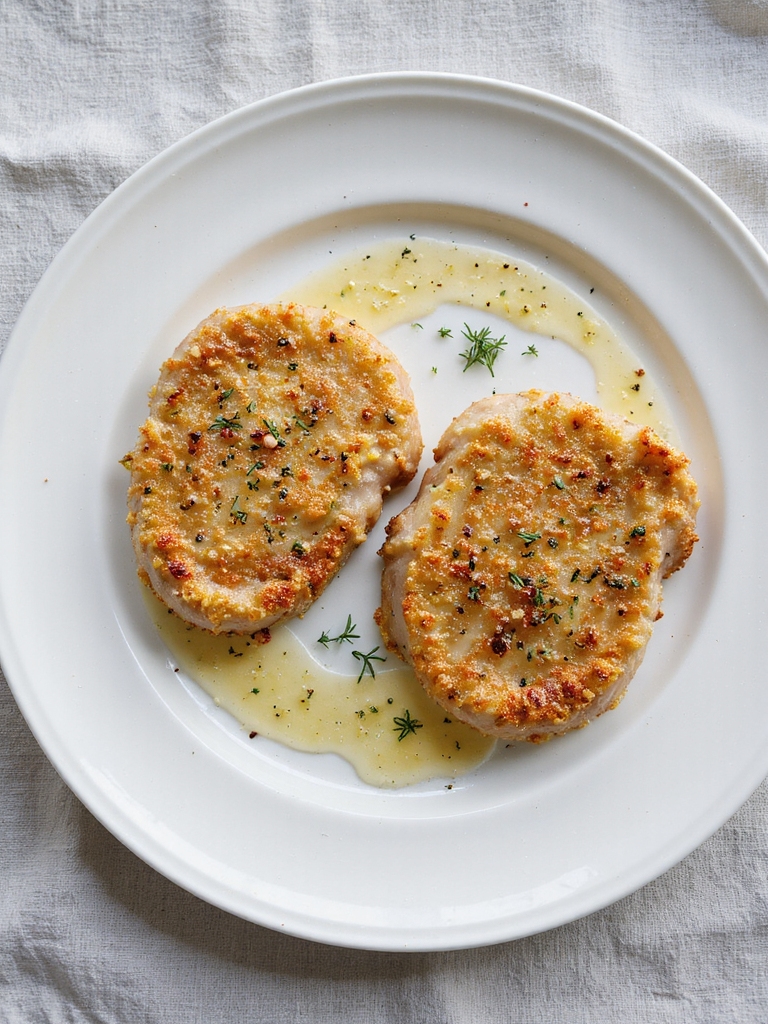 keto parmesan crusted pork chops
