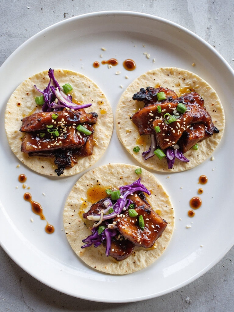 korean bbq pork belly tacos