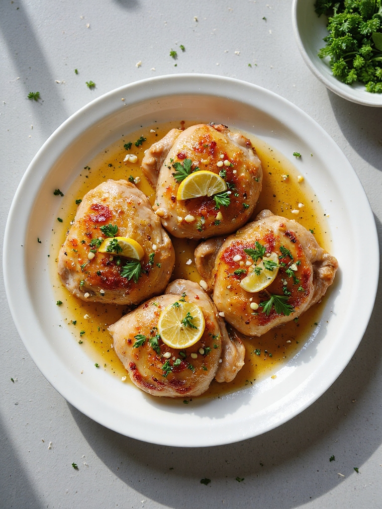 lemon herb chicken thighs