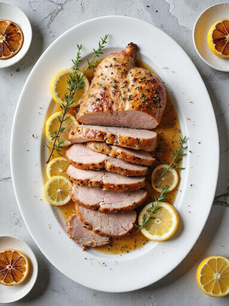 lemon thyme pork loin recipe