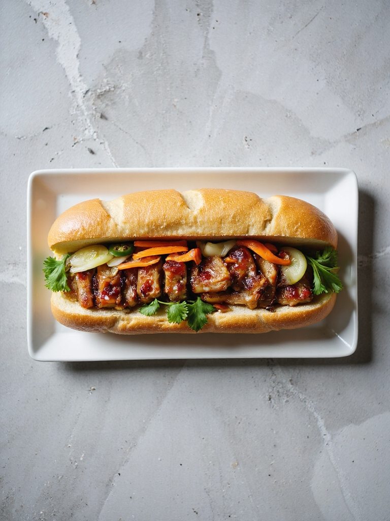 lemongrass pork banh mi