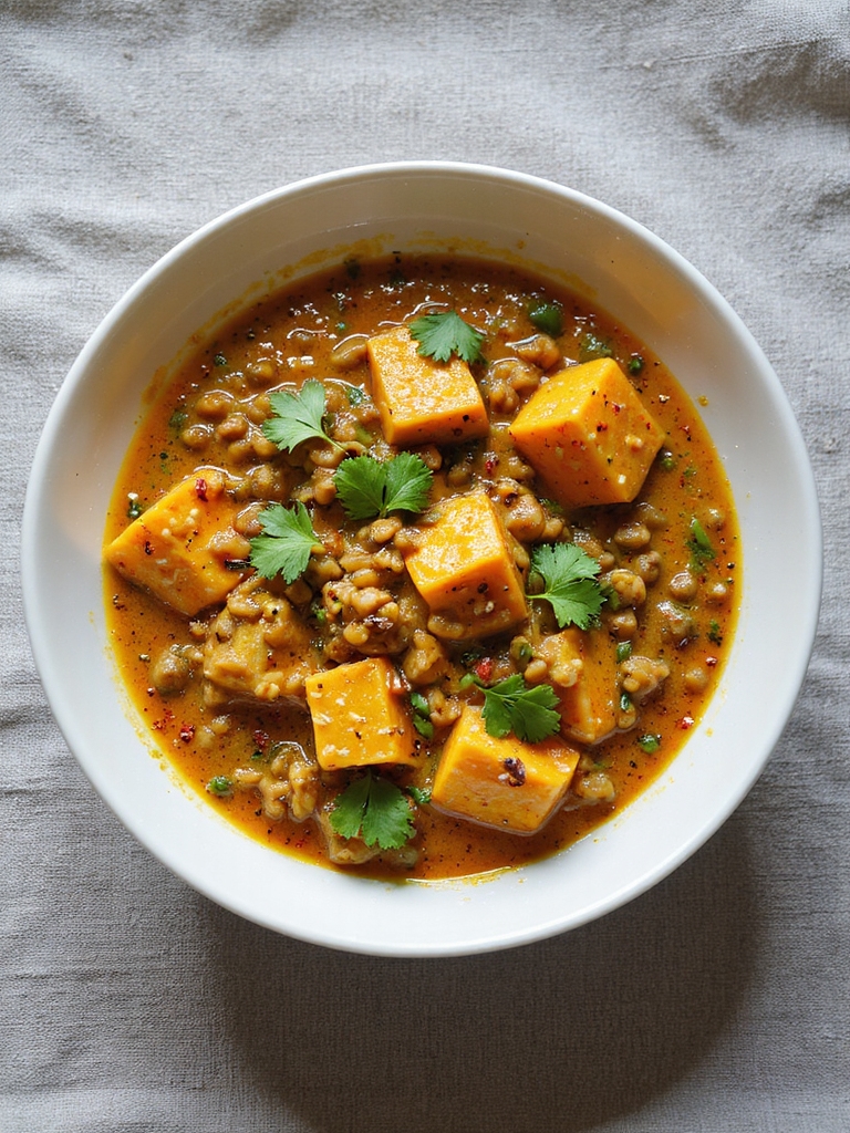 lentil sweet potato curry