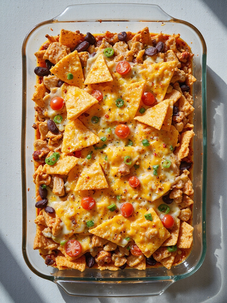 loaded nacho dorito casserole