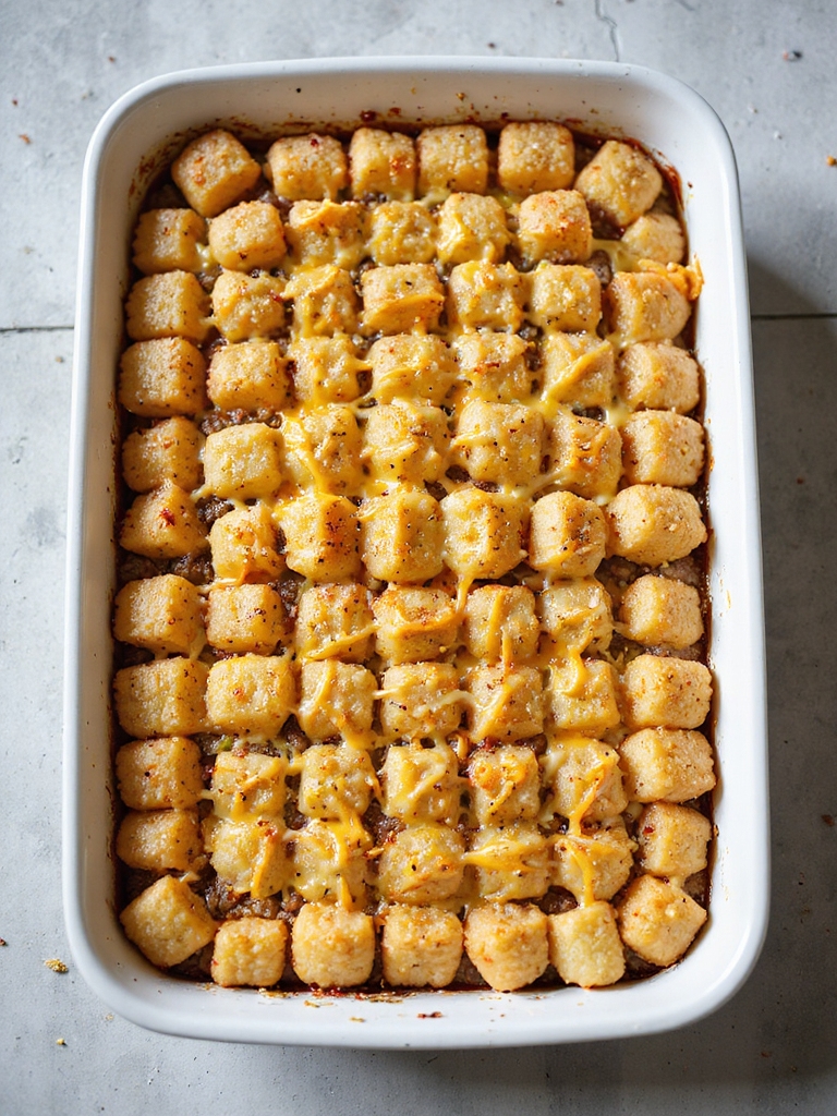 low carb tater tot casserole
