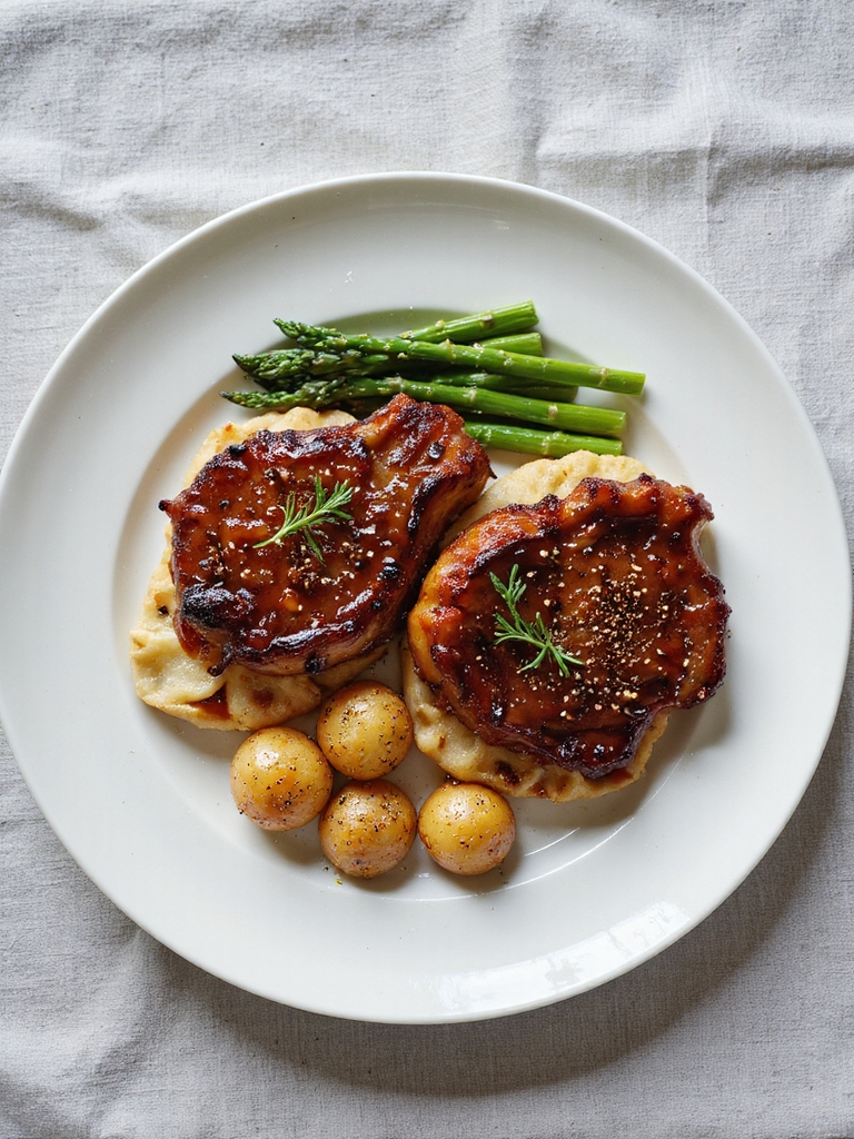 maple bourbon marinated pork