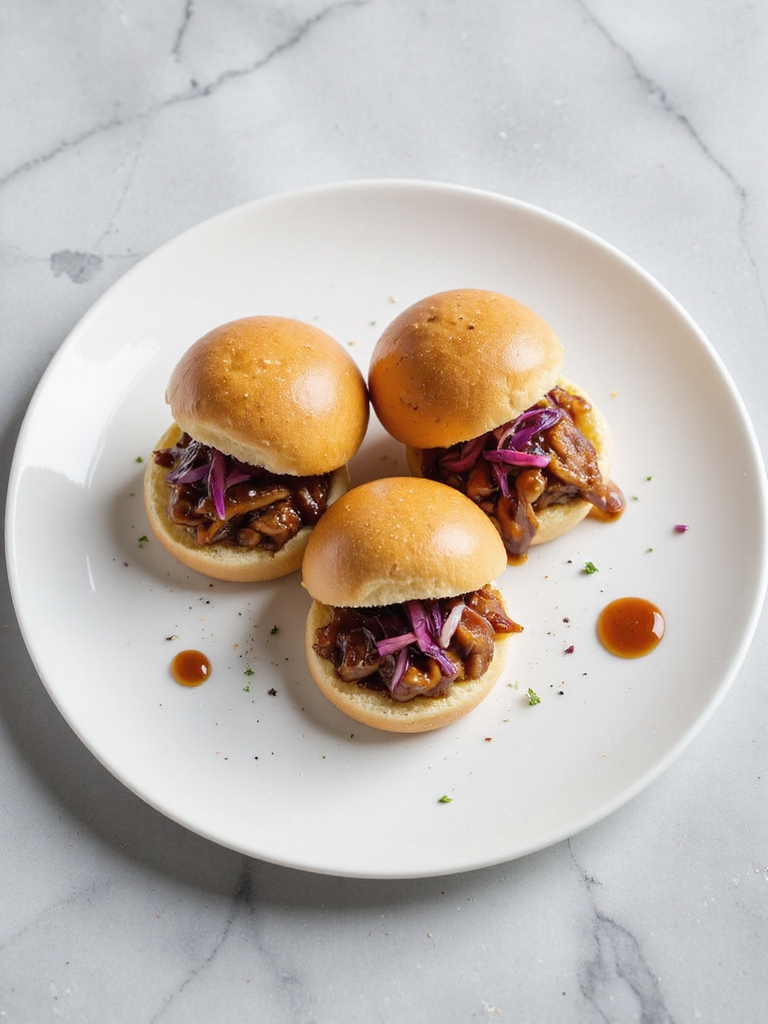 maple bourbon pulled pork sliders
