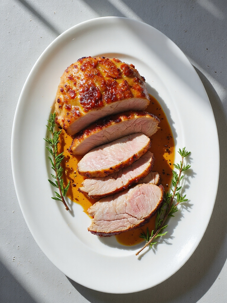 maple dijon pork loin