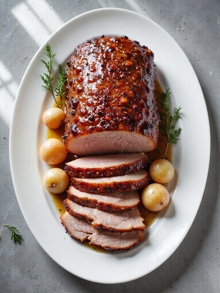 maple glazed pork roast