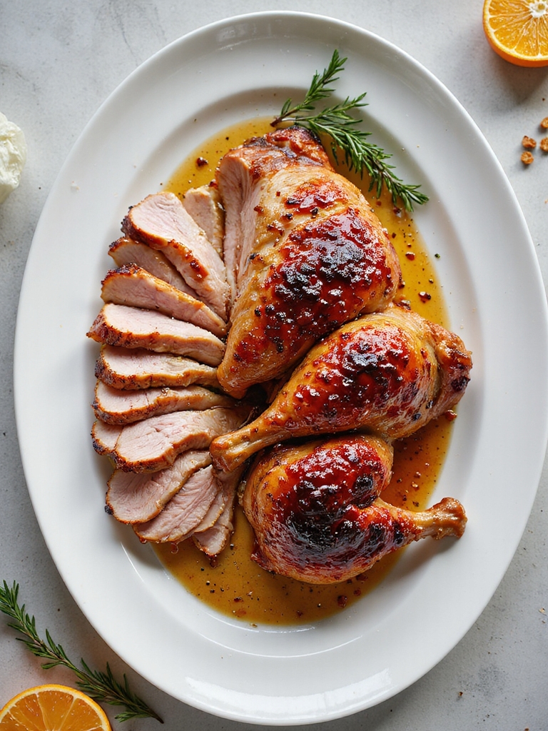 maple glazed smoked turkey recipe