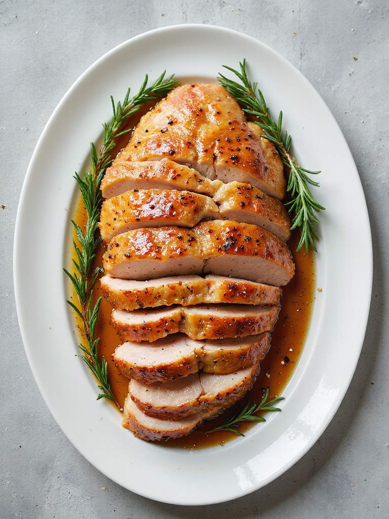 maple glazed turkey elegance