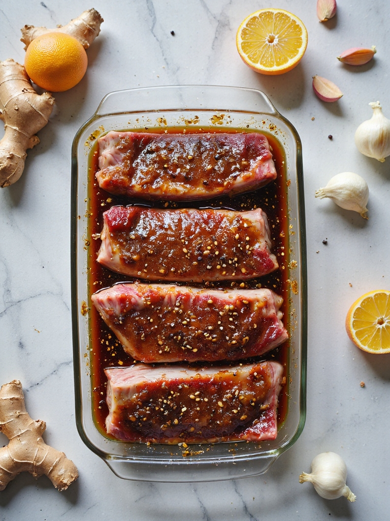 marinate for tender flavorful ribs