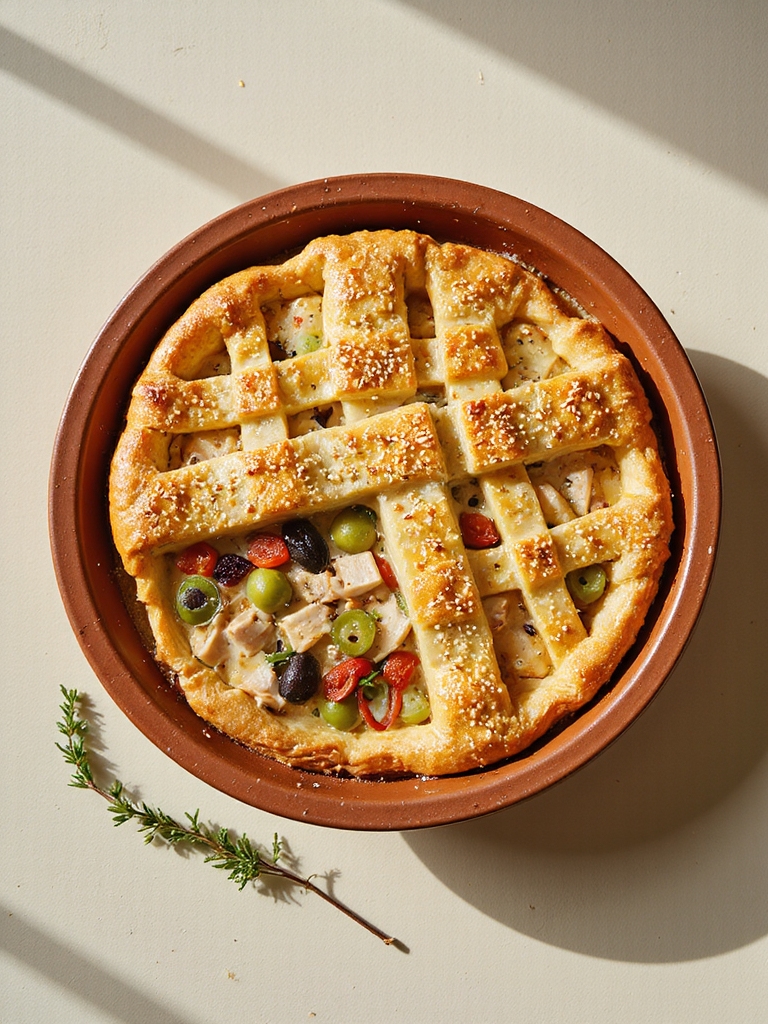mediterranean chicken pot pie