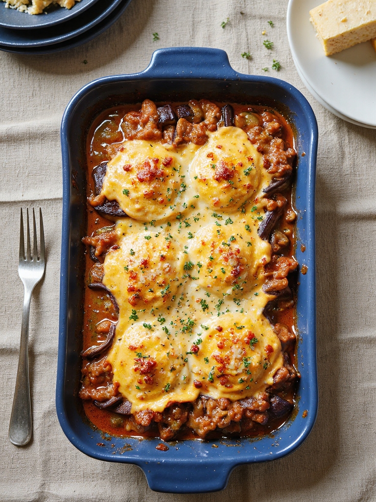 mediterranean moussaka with b chamel