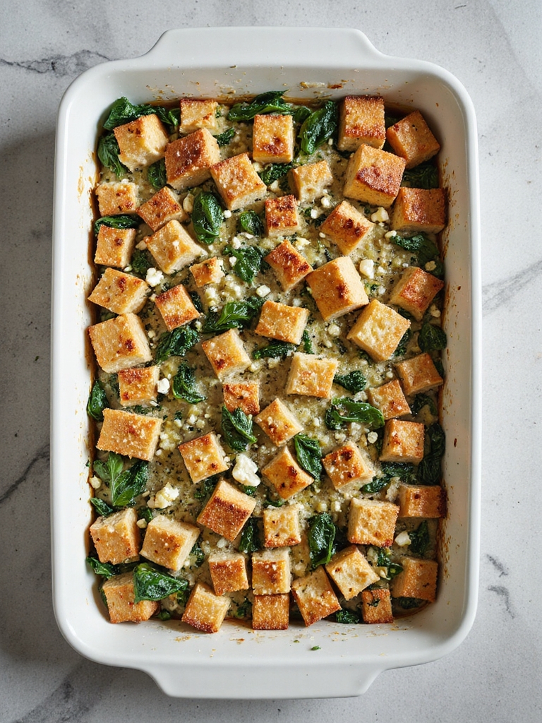 mediterranean spinach feta stuffing