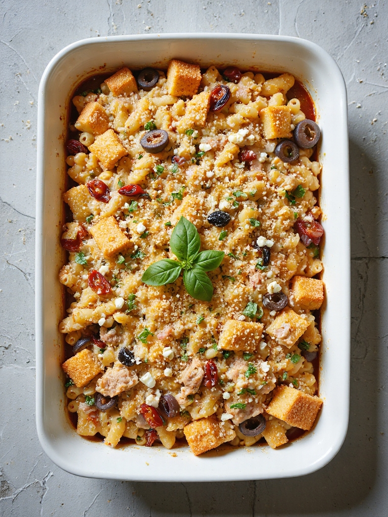 mediterranean tuna casserole recipe