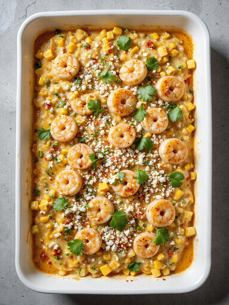 mexican shrimp corn casserole