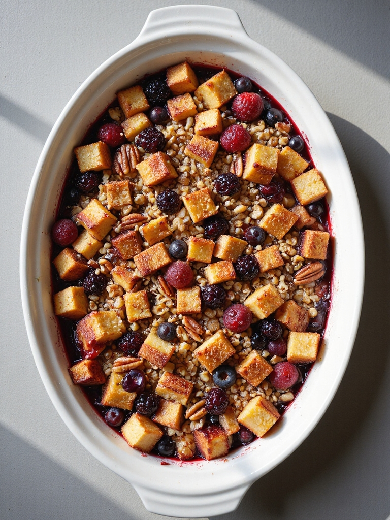 mixed berry brioche stuffing
