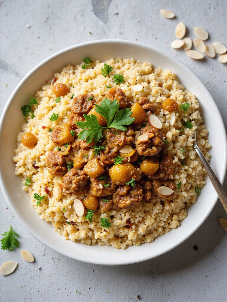moroccan spiced turkey couscous