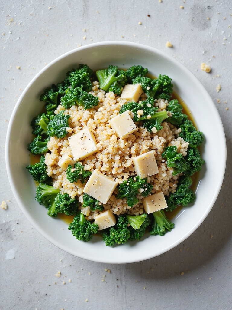 nutritious quinoa kale dish
