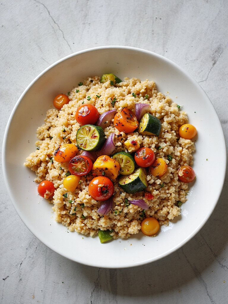 nutritious quinoa vegetable medley