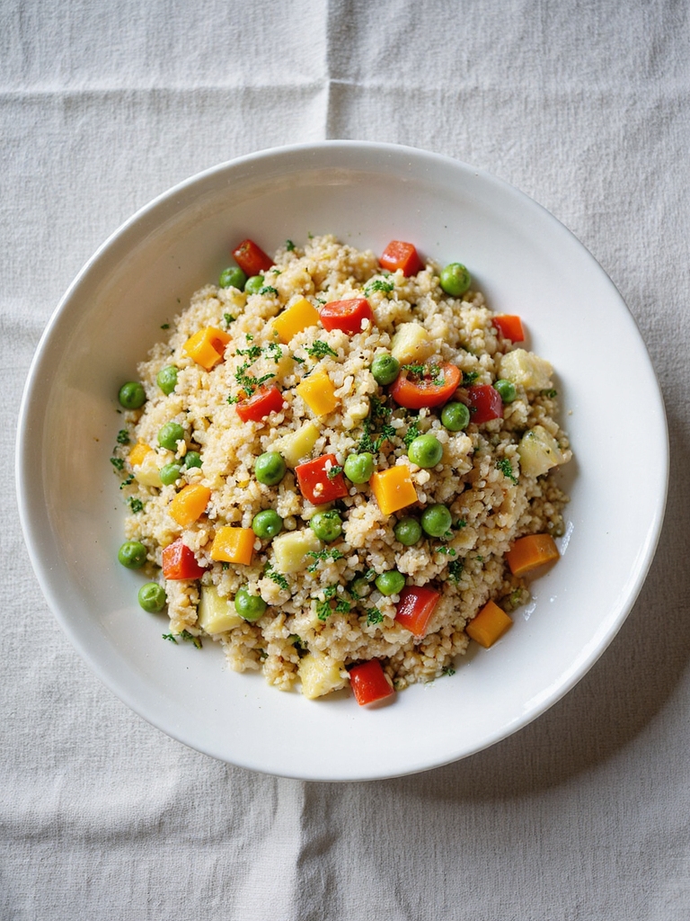 nutritious vegetable quinoa pilaf