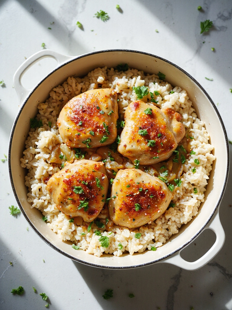 one pot chicken and rice