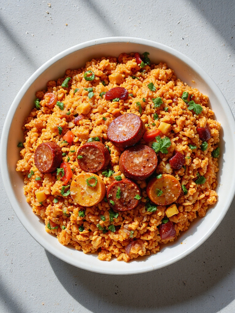 one pot chorizo spanish rice