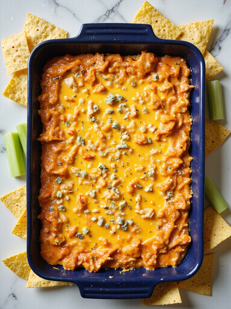 oven baked buffalo chicken dip