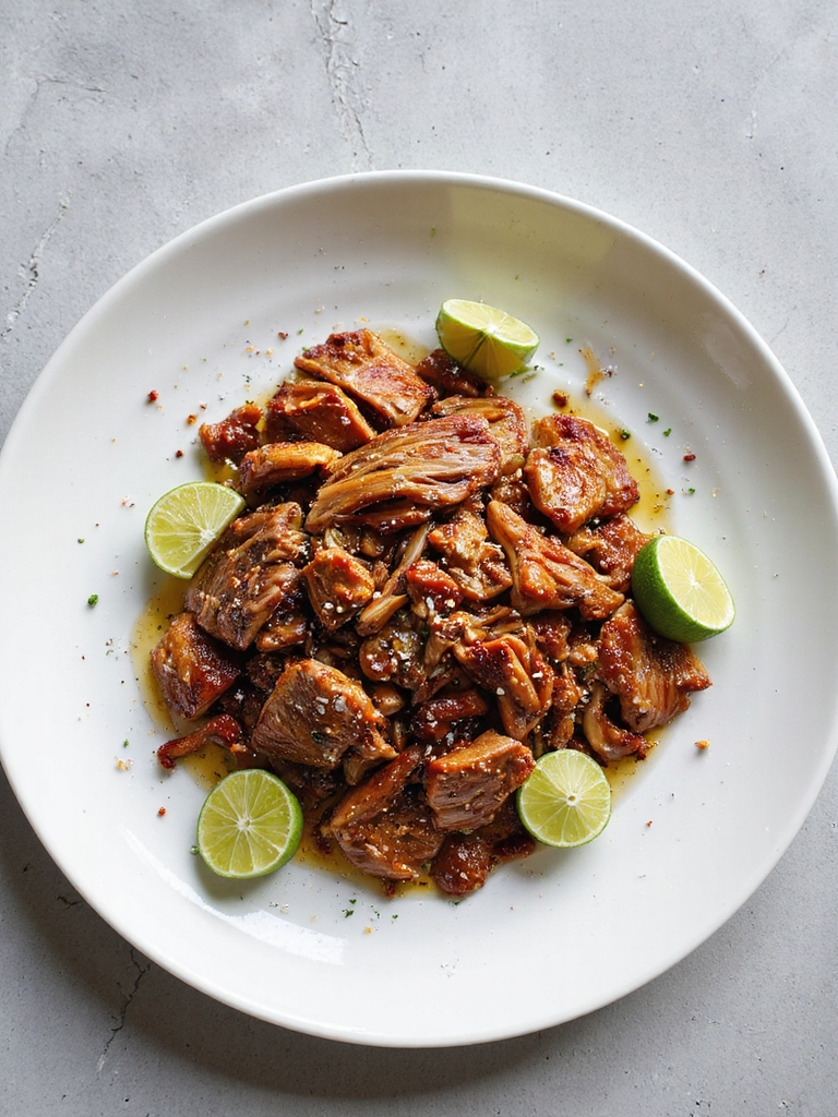 oven baked crispy pork carnitas