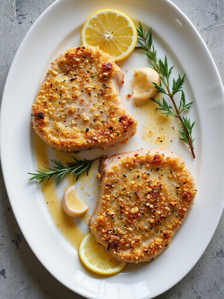 parmesan crusted pork chops