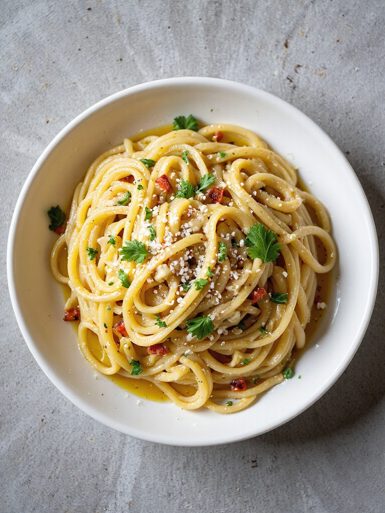 pasta garlic olive oil