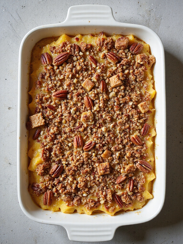 pecan topped squash casserole