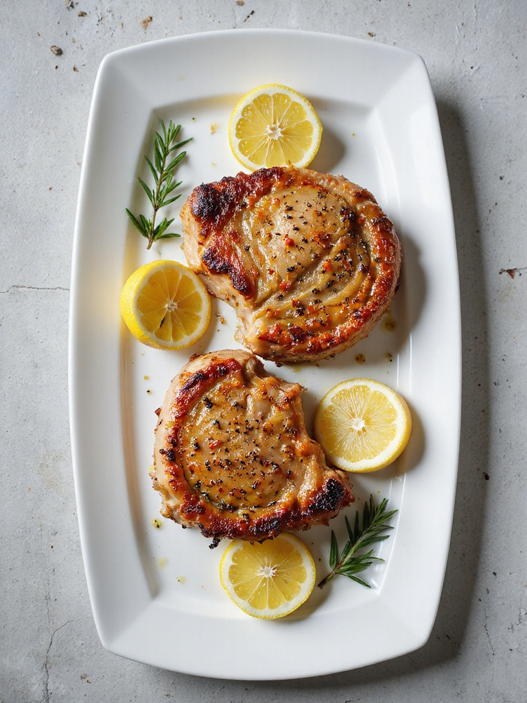 perfectly baked pork chops