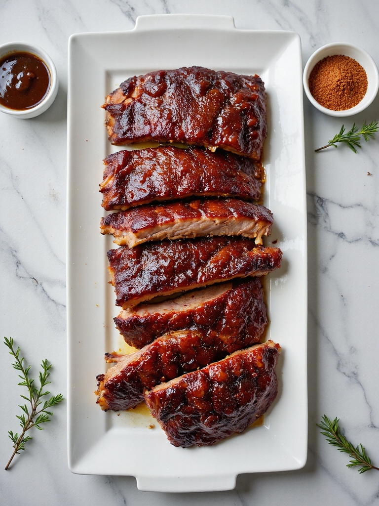 perfectly balanced smoked ribs